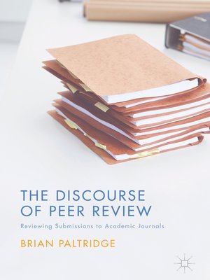 cover image of The Discourse of Peer Review